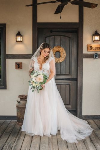 Beautiful Blush wedding dress 