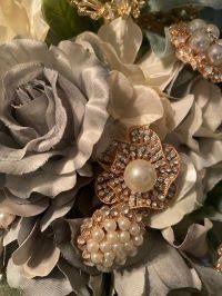Handmaid Bouquet with Vintage Pins