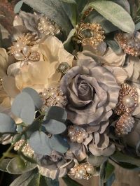 Handmaid Bouquet with Vintage Pins