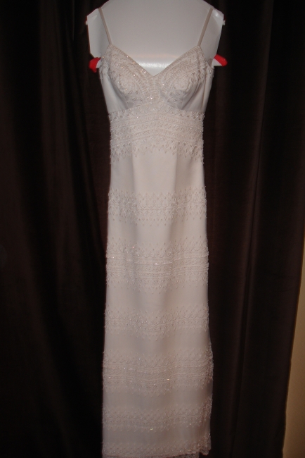 Beautiful beaded wedding gown