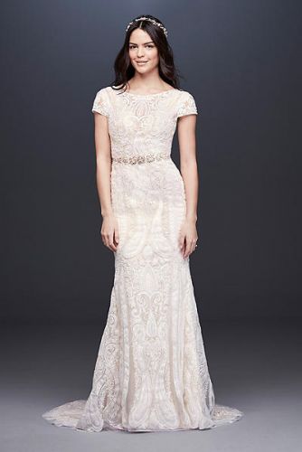 Melissa Sweet lace wedding dress
