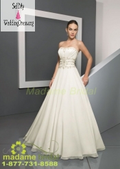 Mori Lee Chiffon Wedding Dress