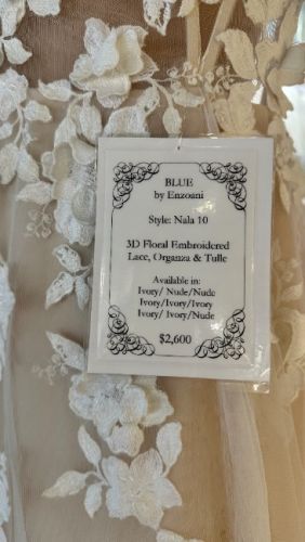 Nala Designer Wedding Gown_BLUE by Enzoani-Tag back