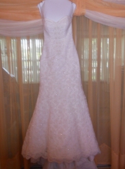 Oleg Cassini Wedding Gown, Veil, Bolero