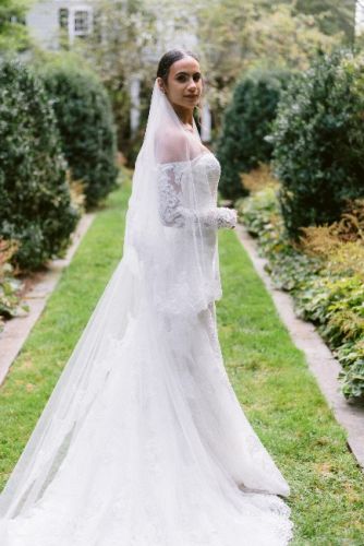 Classic Long Sleeve Wedding Gown