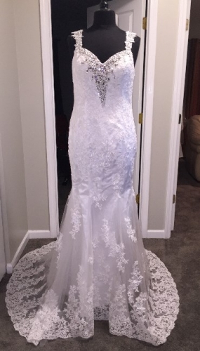 NEW-Lowback Custom Wedding Gown