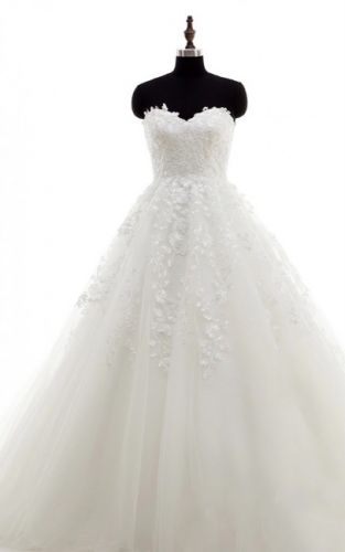 A-line Sweetheart Wedding Dress