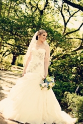 "Blue by Enzoani" wedding gown