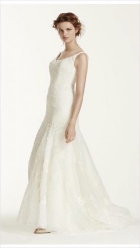 Trumpet Gown with Venise Lace 