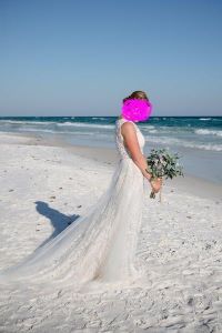 Allure Bridals 9507-Belt &amp; Bouquet 