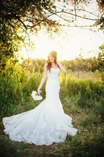 Enzoani "Gerry" Strapless Dress