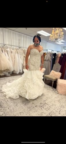 Beautiful strapless column gown