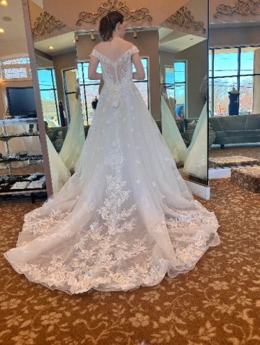 New Wedding dress already bustled