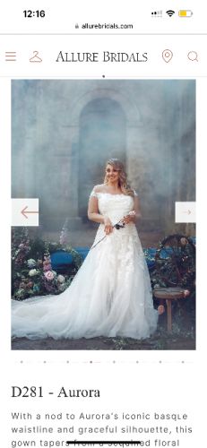 Allure Bridals - Disney Aurora