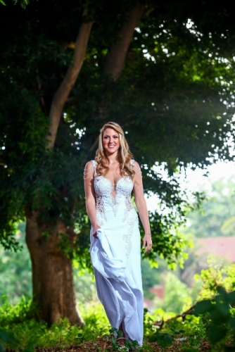 Beautiful unique wedding dress