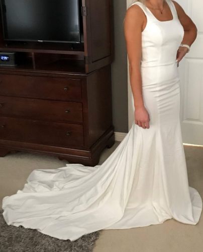 Mermaid Satin Wedding Dress 