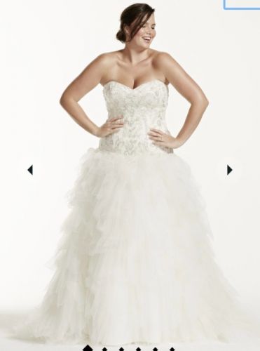 Strapless Beaded Lace Drop Waste 