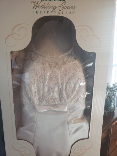 Short Sleeve Beaded Top Wedding Dre