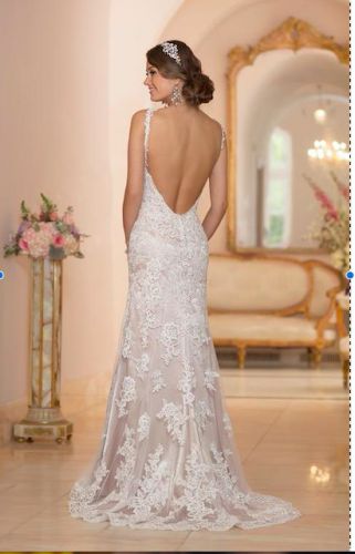 Stella York Ivory Lace Backless 