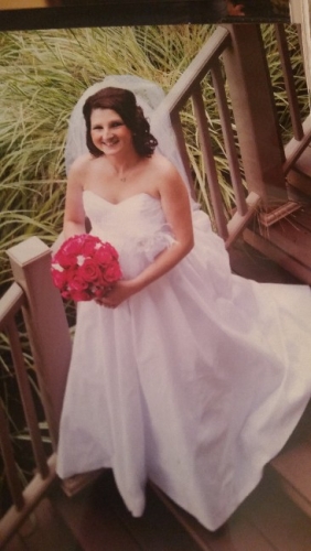 Strapless Shantung Taffeta gown