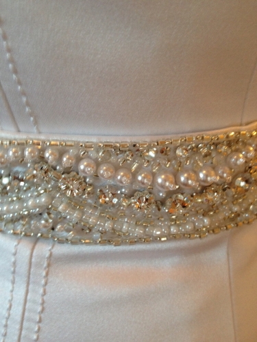 Beading along waistline