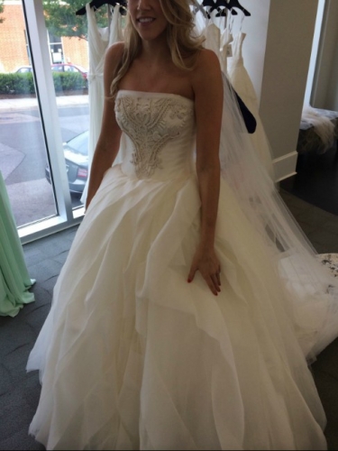 Never worn Vera Wang ball gown