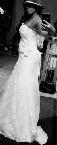 Tags on David bridal strapless 