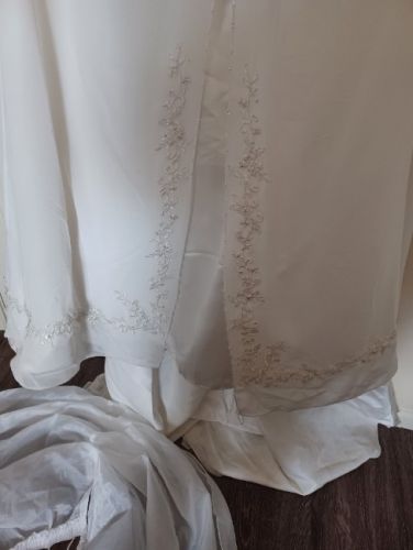 Plus size David's bridal wedding dr