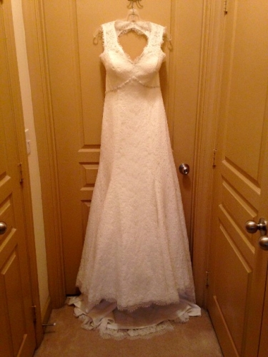 NEVER WORN all lace wedding dress