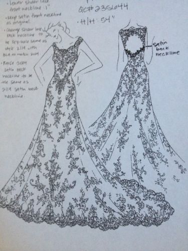 Never Worn Custom Casablanca Gown