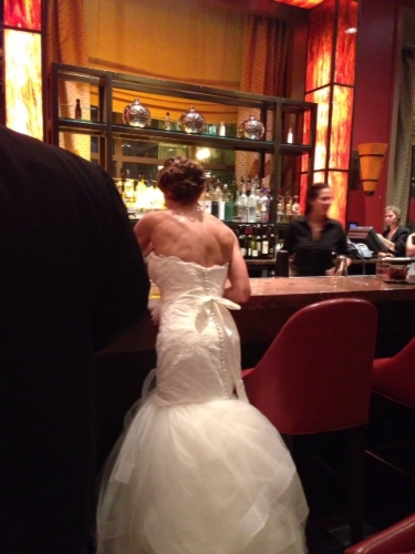 What it looked like from the back