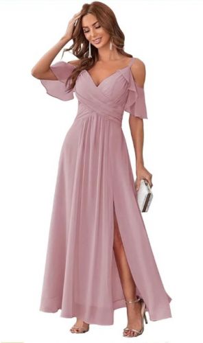 Mauve Bridesmaids Cold Should Dress