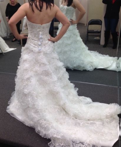 Beautiful ivory wedding dress