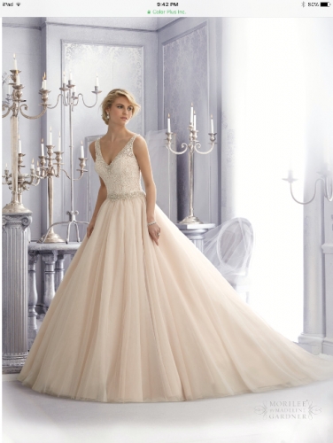 Mori Lee wedding dress. Style 2684