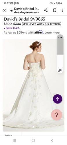 David's Bridal Wedding Dress