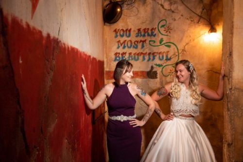 Two Piece Wedding Dress 