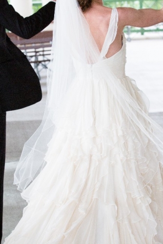 Etheral Jim Hjelm Bridal Gown