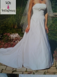 Beautiful Lazaro Embroidered Bodice